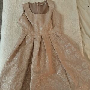 New York & Company Formal Dress in Cream